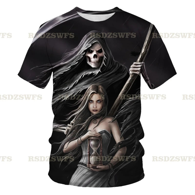 Skull Chug Society – 3D Beer-Drinking T-Shirt for Rockers, Rebels & Weekend Warriors - Premium tee from dsers - Just $54.99! Shop now at Lizard Vigilante