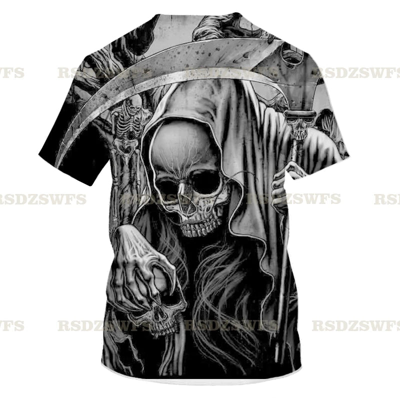 Skull Chug Society – 3D Beer-Drinking T-Shirt for Rockers, Rebels & Weekend Warriors - Premium tee from dsers - Just $54.99! Shop now at Lizard Vigilante