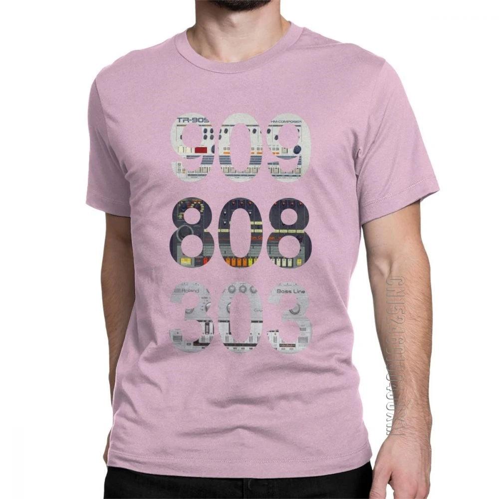 Roland 909 808 303 Classic Synth Drum Machine T Shirt Man Brand Tops Popular O Neck Pure Cotton Tees - Lizard Vigilante