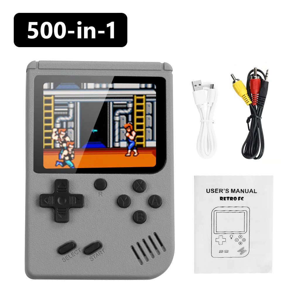 500 Games In One Portable Mini Electronic Video Game Player – Handheld Game Console for Kids, Rechargeable, Fun for All Ages - Premium handheld video game from Lizard Vigilante - Just $33.88! Shop now at Lizard Vigilante