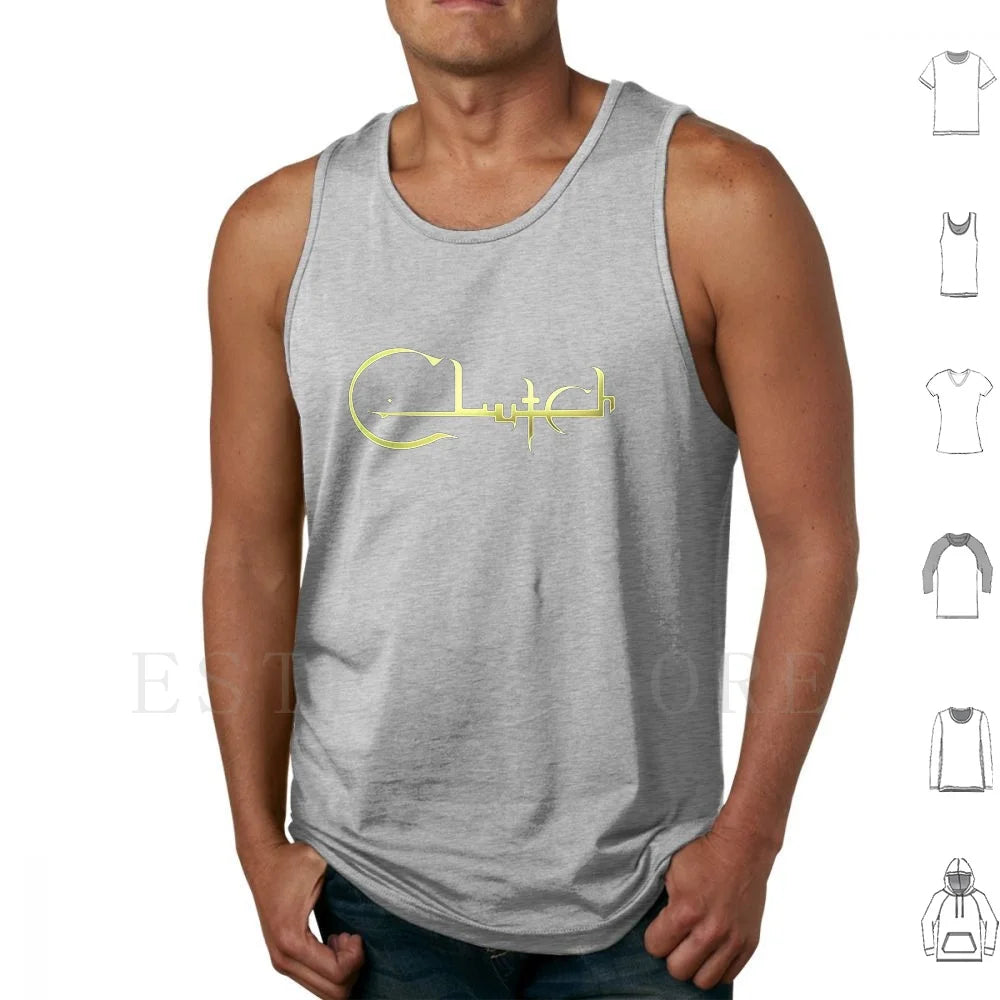 Rock Savage Clutch Tank – Men's Cotton Powerhouse Vest for Headbanging Legends of Summer Style - Premium tank top from Lizard Vigilante - Just $26.66! Shop now at Lizard Vigilante