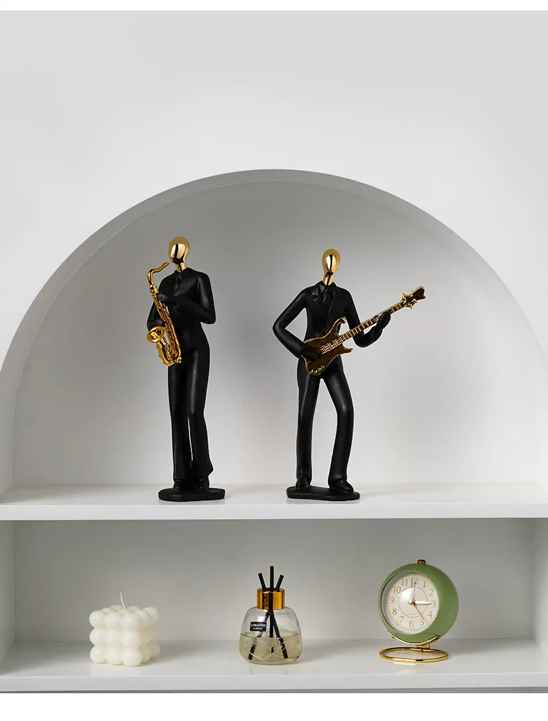 Abstract Sculpture Human Figurines Modern Home Decoration Resin Character Statue Living Room Office Bookshelf Decor Accessories