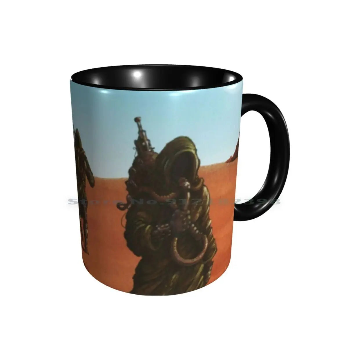 Sleep-Dopesmoker Ceramic Mug – Doom Metal Album Cover Coffee Cup for Music Fans - Premium mug from Lizard Vigilante - Just $19.99! Shop now at Lizard Vigilante