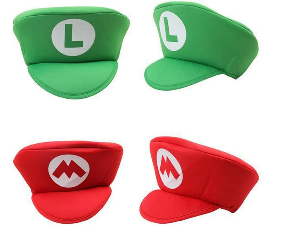 Funny Cute Anime Cartoon Super Game Luigi Cosplay Hats - Premium costume from Lizard Vigilante - Just $13.88! Shop now at Lizard Vigilante