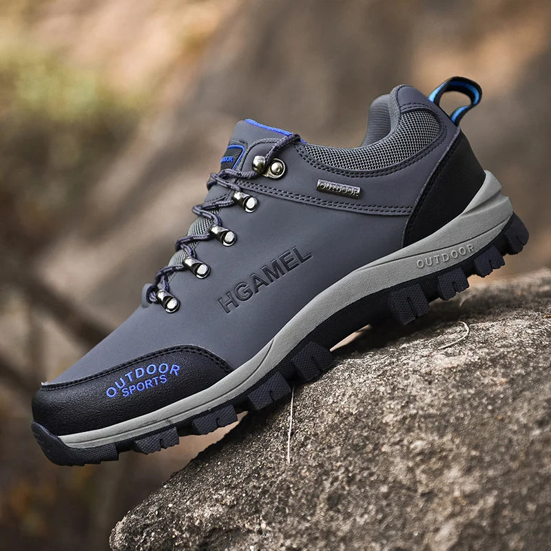 Outdoor Men Treking Shoes Breathable Climbing Hiking Sneakers Men Trainers Comfortable Walking Casual Shoes Men Camping Shoes - Premium  from Lizard Vigilante - Just $30.99! Shop now at Lizard Vigilante