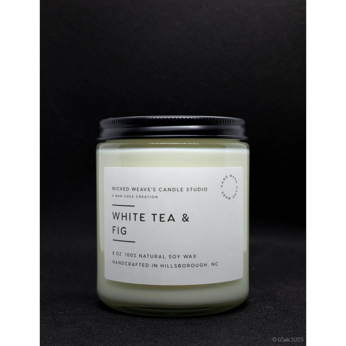 TD Soy Wax Scented Candle in White Tea & Fig Flavor Available in 5 Size Options