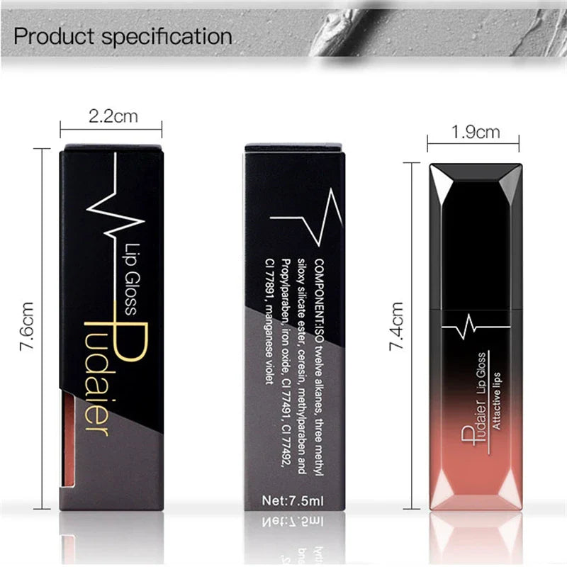 21 Colors Nude Matte Lipstick Liquid Moisturizer Waterproof Lasting Non-stick Cup Velvet Lip Gloss Women Lips Makeup Cosmetics