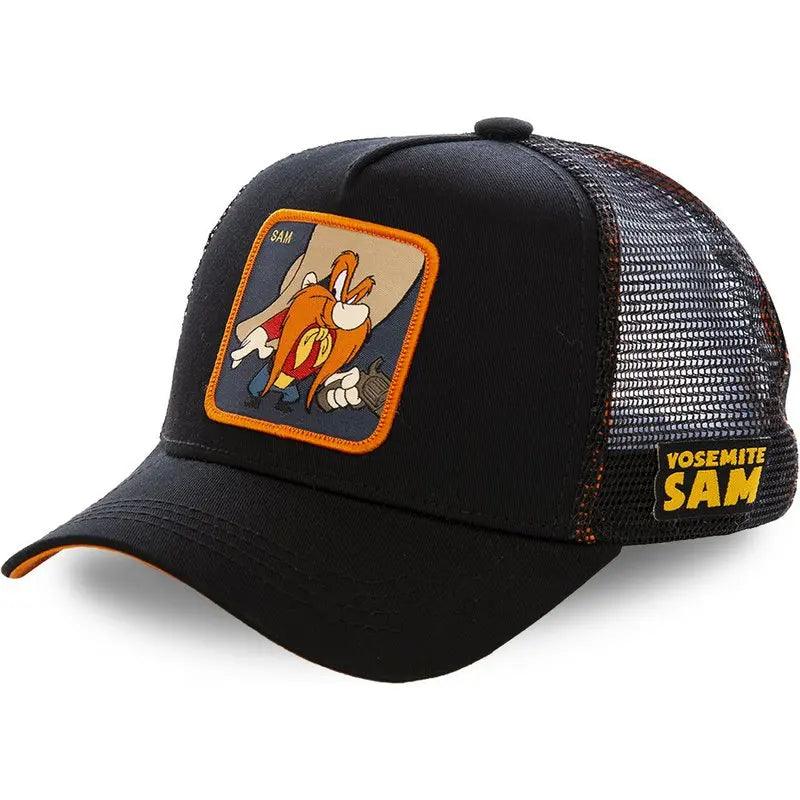 Fire Sale Unisex Anime Cartoon Cap High Quality Patch Draw Baseball Cap Men Trucker Hat - Lizard Vigilante