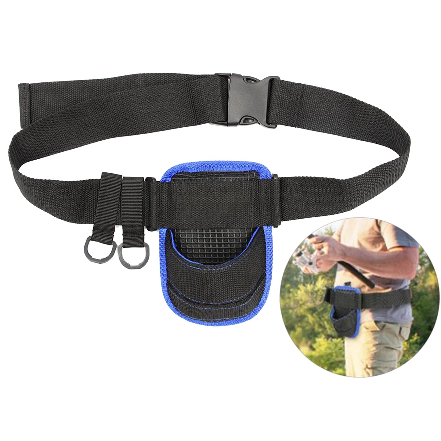 Lighweight Fishing Pole Support Holder Stand Up Fishing Fight Waist Belt Band Black - Premium fishing belt from Lizard Vigilante - Just $27.99! Shop now at Lizard Vigilante