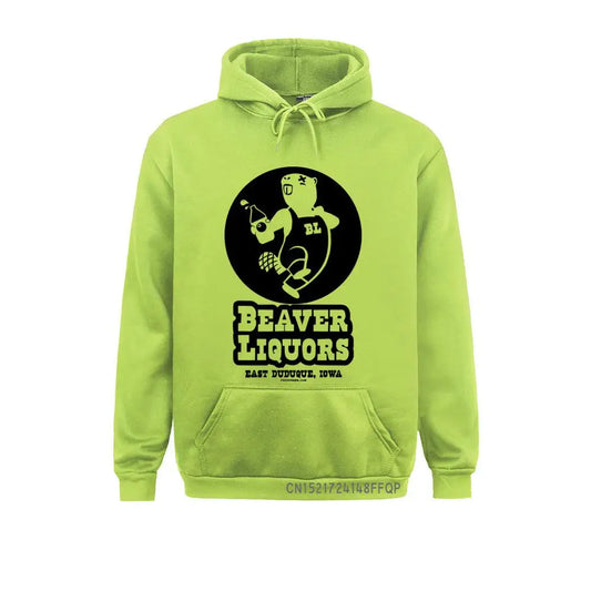 Beaver Liquors Men Sweatshirt Slim Fit Men's Funny Rude Novelty Humor Sweatshirts Hoodies - Premium Hoodie from Lizard Vigilante - Just $47.99! Shop now at Lizard Vigilante