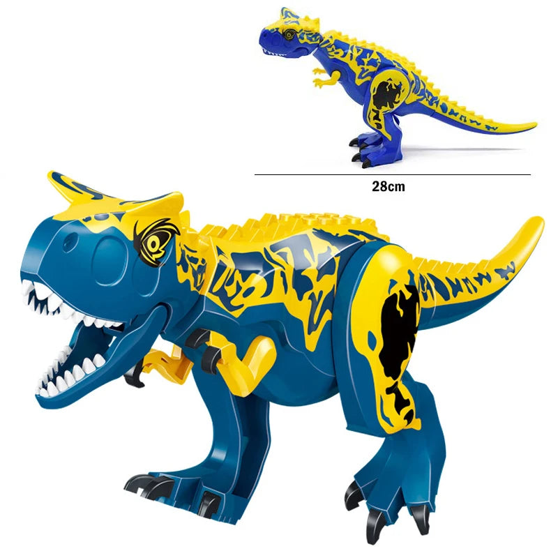 Dinosaurs Figures Bricks Building Blocks Velociraptor Jurassic Dino World Large T-Rex Triceratops Indominus Rex Toys For Kids - Premium toys from Lizard Vigilante - Just $1.99! Shop now at Lizard Vigilante