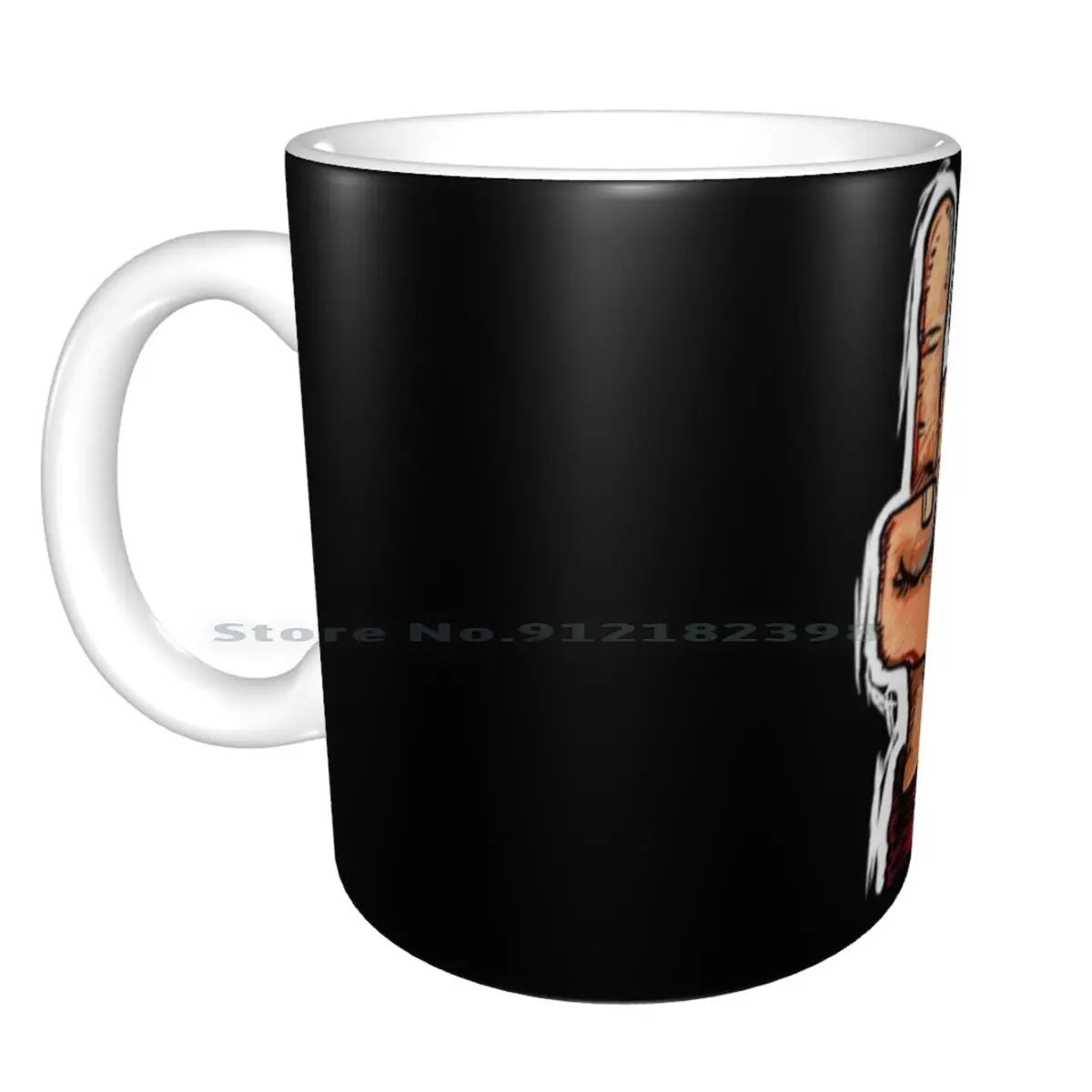 Heavy Metal Ceramic Mugs – Black Metal Death Metal Music Coffee, Milk, Tea Cups - Premium Ceramic Mugs from Lizard Vigilante - Just $20.88! Shop now at Lizard Vigilante