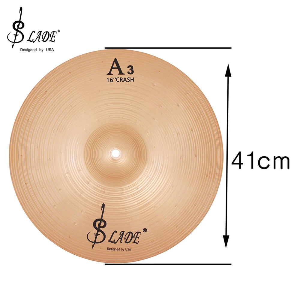 SLADE A3 Phosphor Bronze Cymbals – High-Quality Drum Kit Accessories for Jazz, Percussion &amp; Drum Kit | Available in 8/10/12/14/16 Inches - Premium cymbals from Lizard Vigilante - Just $36.99! Shop now at Lizard Vigilante