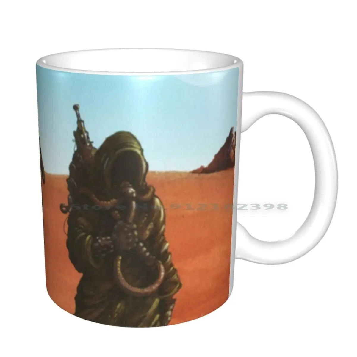 Sleep-Dopesmoker Ceramic Mug – Doom Metal Album Cover Coffee Cup for Music Fans - Premium mug from Lizard Vigilante - Just $19.99! Shop now at Lizard Vigilante