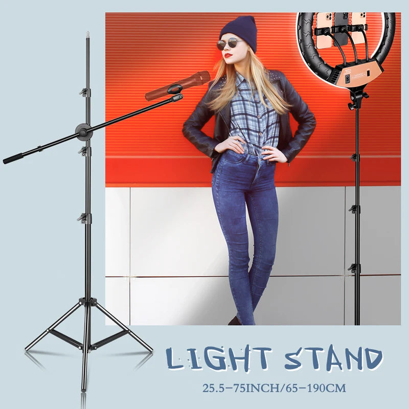 Heavy Duty Metal Aluminum Alloy Light Stand Tripod for Photo Studio Softbox Video Flash Reflector Lighting Background Stand - Premium light stand from Lizard Vigilante - Just $33.99! Shop now at Lizard Vigilante