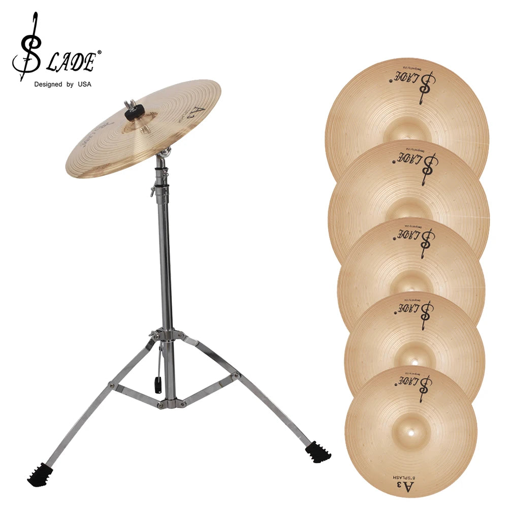 SLADE A3 Phosphor Bronze Cymbals – High-Quality Drum Kit Accessories for Jazz, Percussion &amp; Drum Kit | Available in 8/10/12/14/16 Inches - Premium cymbals from Lizard Vigilante - Just $36.99! Shop now at Lizard Vigilante