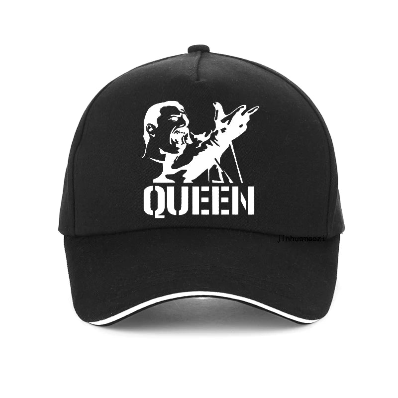 Freddie Mercury: The Queen of Rock Baseball Cap - Premium baserball cap from Lizard Vigilante - Just $23.88! Shop now at Lizard Vigilante