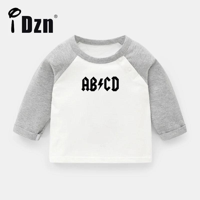 iDzn Baby Boys Girls T Shirt Kids ABCD Funny Rock Gifts for New Family's Clothing Cute Print Tee Tops Long Sleeve T-shirts - Premium baby clothes from Lizard Vigilante - Just $22.99! Shop now at Lizard Vigilante