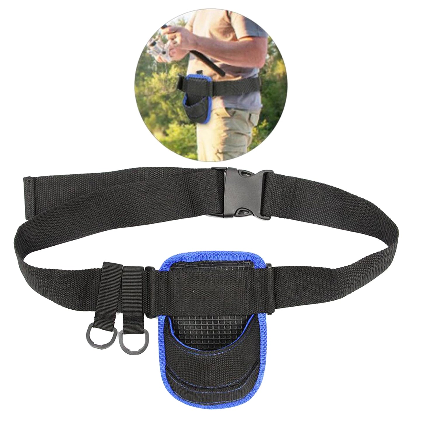 Lighweight Fishing Pole Support Holder Stand Up Fishing Fight Waist Belt Band Black - Premium fishing belt from Lizard Vigilante - Just $27.99! Shop now at Lizard Vigilante