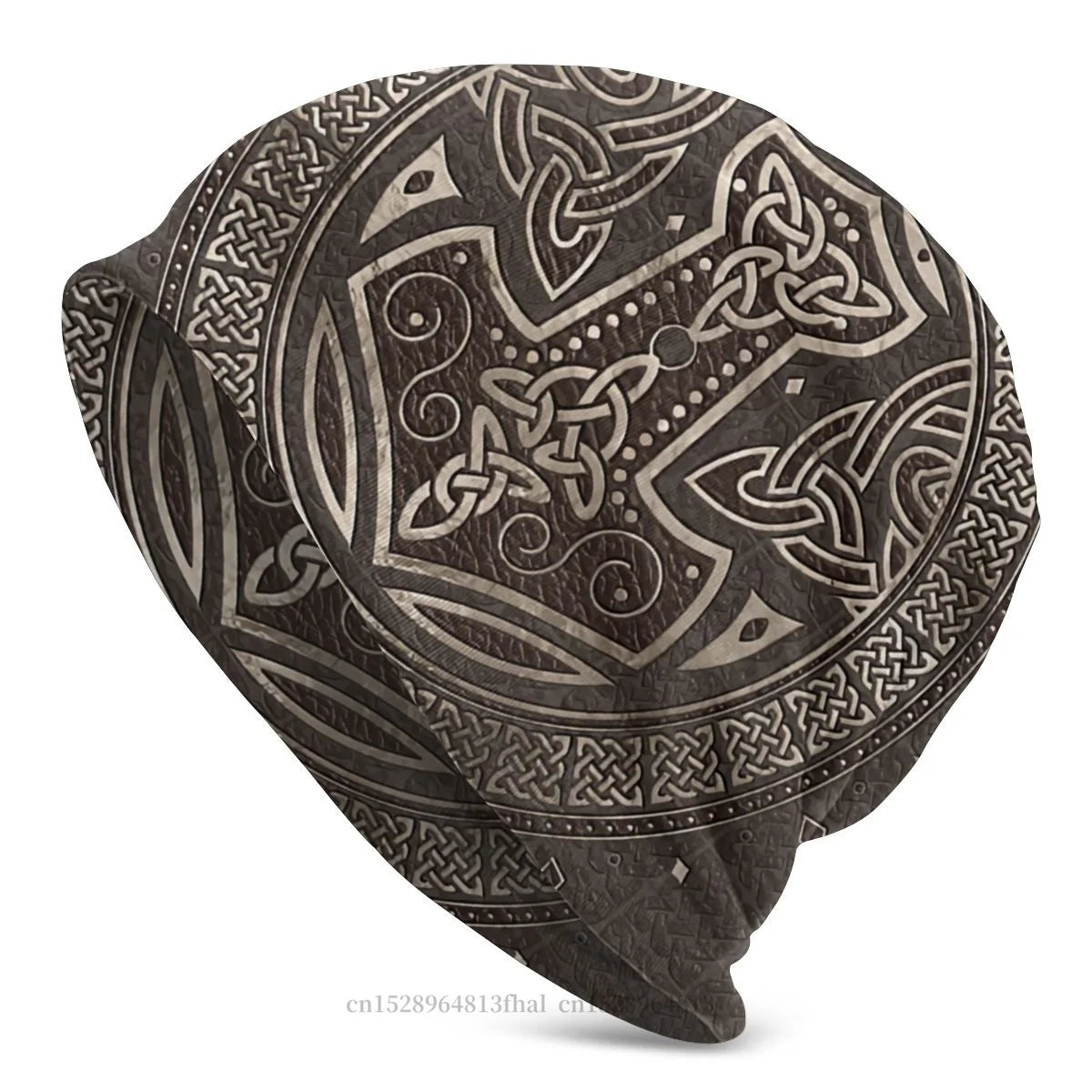 Enchanted Triquetra Tree Beanie – Mystical Comfort Meets Urban Edge for Every Bold Adventurer - Premium beanie from Lizard Vigilante - Just $18.88! Shop now at Lizard Vigilante