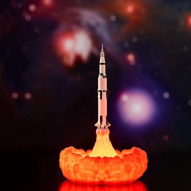 New 3D Print Space Shuttle Lamp Night Light For Space Fans Moon Lamp Rocket Lamp As Room Decoration