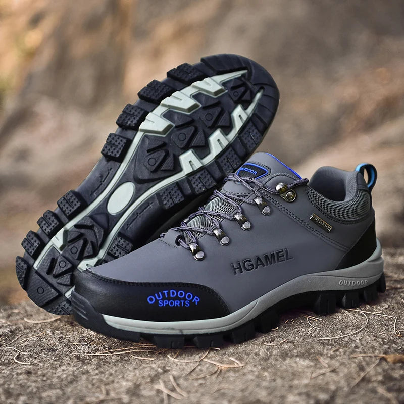 Outdoor Men Treking Shoes Breathable Climbing Hiking Sneakers Men Trainers Comfortable Walking Casual Shoes Men Camping Shoes - Premium  from Lizard Vigilante - Just $30.99! Shop now at Lizard Vigilante