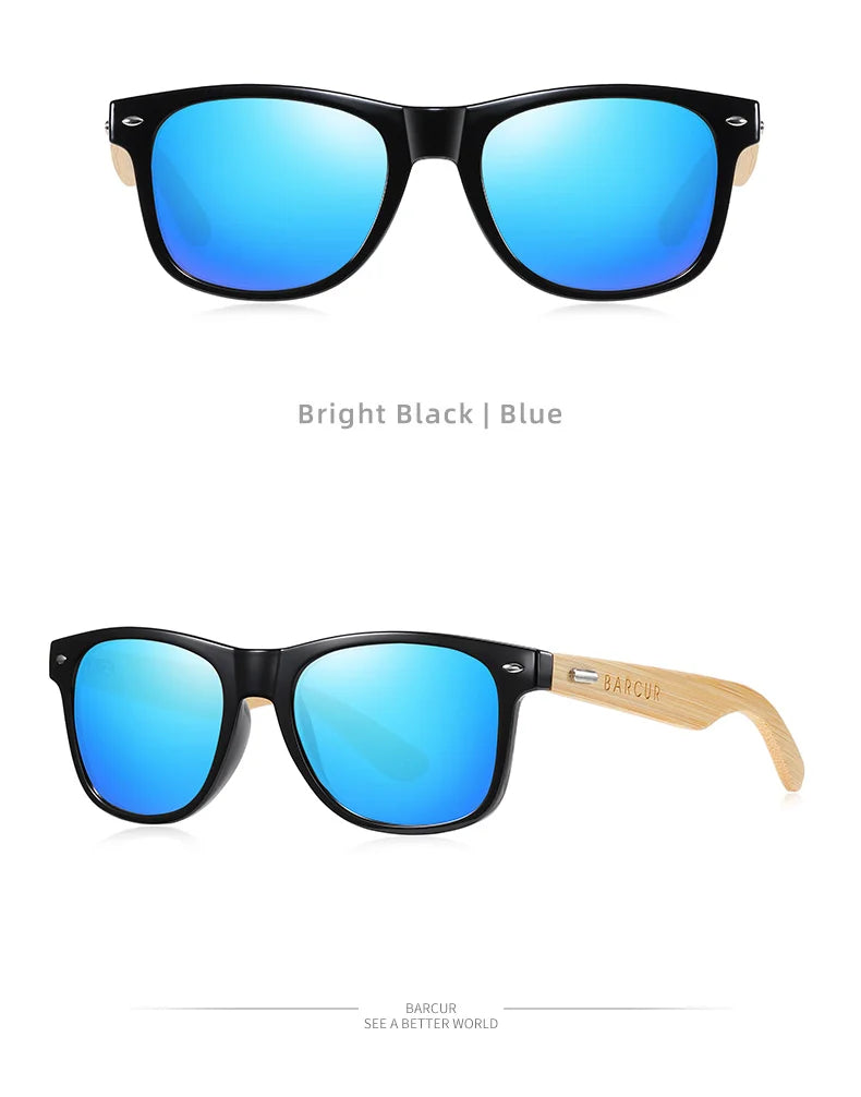 BARCUR “DETONATOR 4175” Bamboo-Wrapped Polarized Eyewear – UV400 Titanium Frame for Riders, Outlaws & Desert Gigs - Premium shades from dsers - Just $42.22! Shop now at Lizard Vigilante