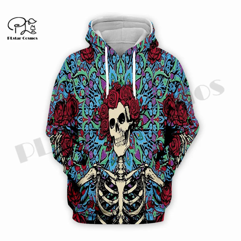 Psychedelic Paradise: 3D Print Mushroom Hoodie - Premium Hoodie from Lizard Vigilante - Just $49.99! Shop now at Lizard Vigilante