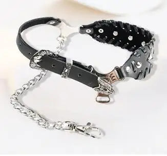 Rivet Rage Boot Chains 2025 – Rock Punk Stage Anklet Accessory for Men & Women