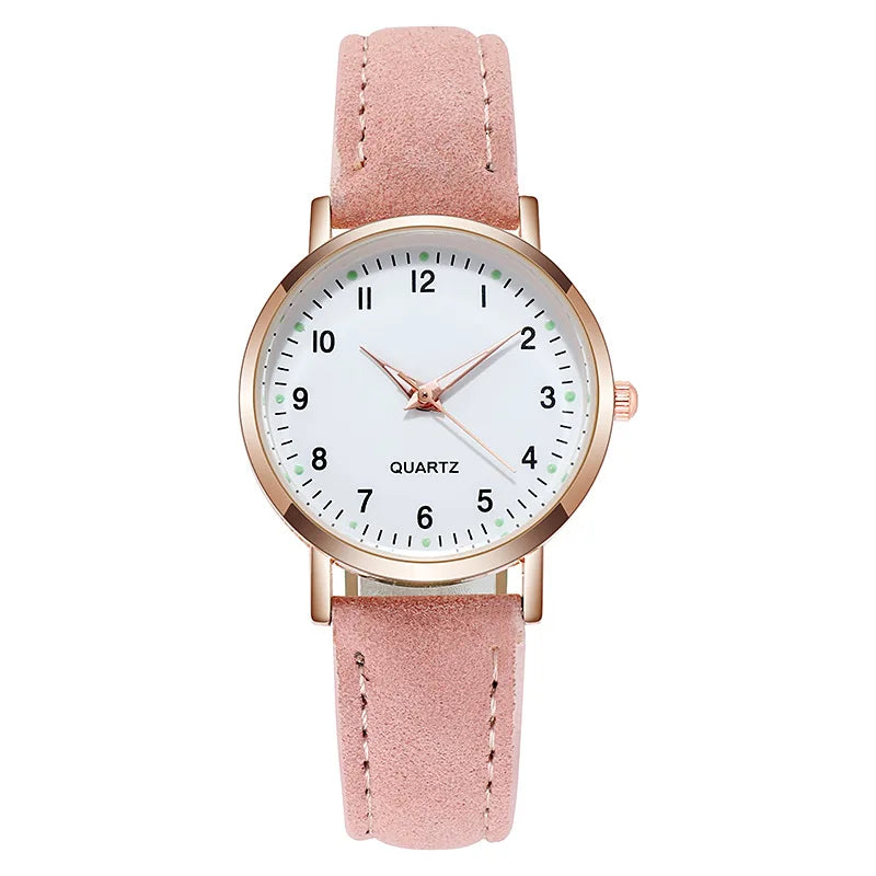 Rojozor Women's Fashion Casual Quartz Watch - Simple Small Dial Leather Strap Wristwatch with Luminous Hands - Premium wristwatch from Lizard Vigilante - Just $28.88! Shop now at Lizard Vigilante