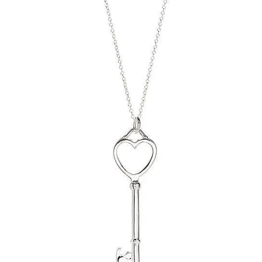 Heart and Key Necklace