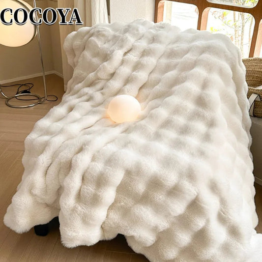 Heavy Luxe Faux Fur Chaos Blanket – Plaid Panther Edition - Premium  from Lizard Vigilante - Just $24.99! Shop now at Lizard Vigilante