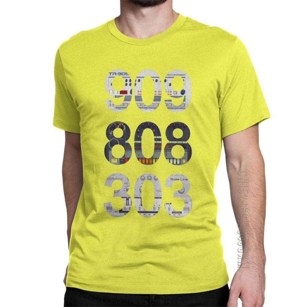 Roland 909 808 303 Classic Synth Drum Machine T Shirt Man Brand Tops Popular O Neck Pure Cotton Tees - Lizard Vigilante