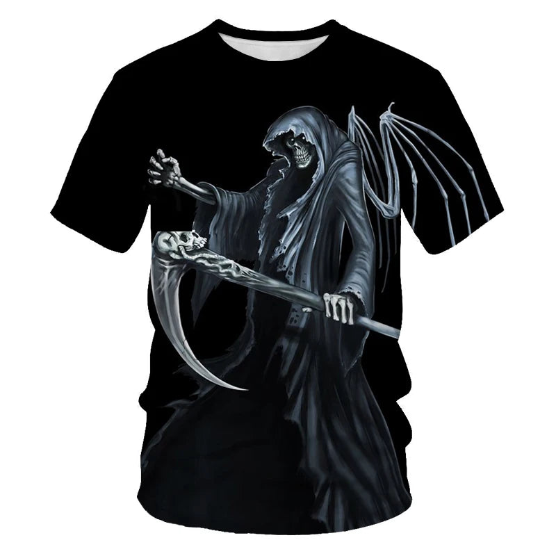 Skull Chug Society – 3D Beer-Drinking T-Shirt for Rockers, Rebels & Weekend Warriors - Premium tee from dsers - Just $54.99! Shop now at Lizard Vigilante