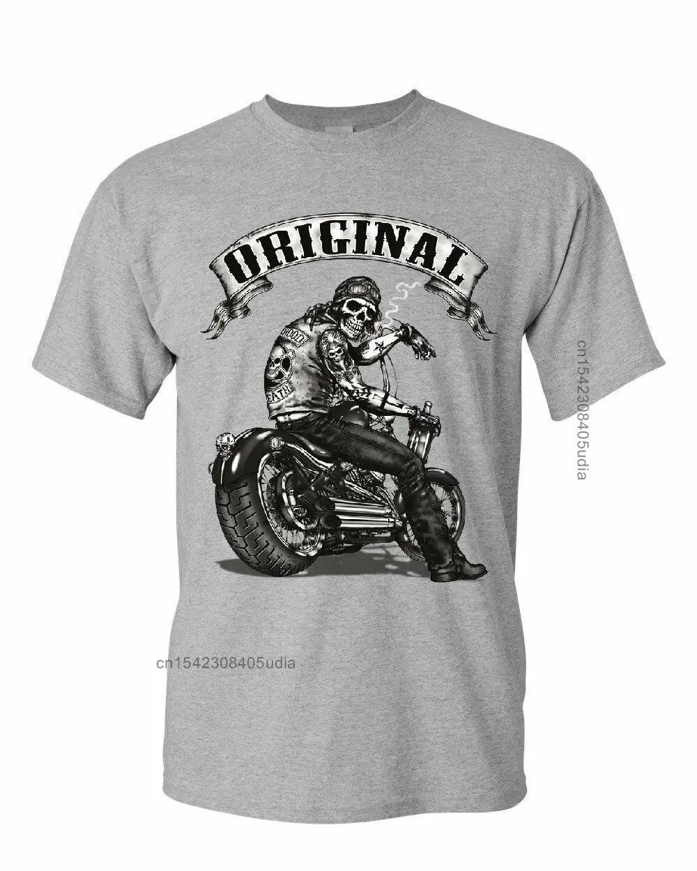 Original Biker Skull Ride Or Die T-Shirts Motorcycle Summer Design T Shirt - Lizard Vigilante