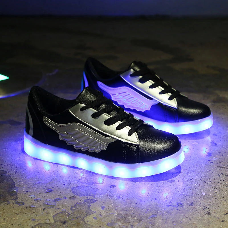 LED Light-Up Shoes | Fashionable and Fun Footwear - Premium footwear from Lizard Vigilante - Just $39.99! Shop now at Lizard Vigilante