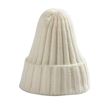 Unisex Solid Knit Beanie – Soft Hip-Hop Style Winter Hat for Men & Women - Premium beanie from Lizard Vigilante - Just $16.99! Shop now at Lizard Vigilante