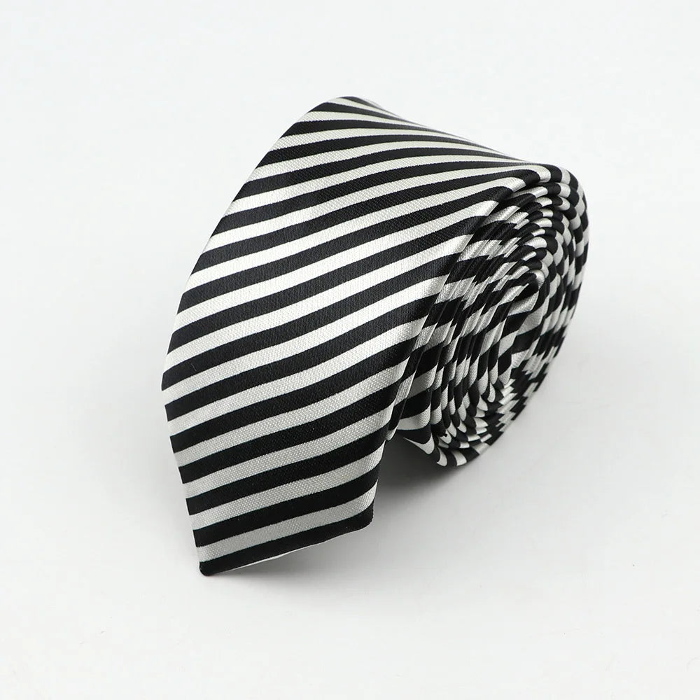 Midnight Soundcheck Skinny Tie – Color Blast Music Notes & Piano Neck Tie For Stage Misfits And Loud Offices