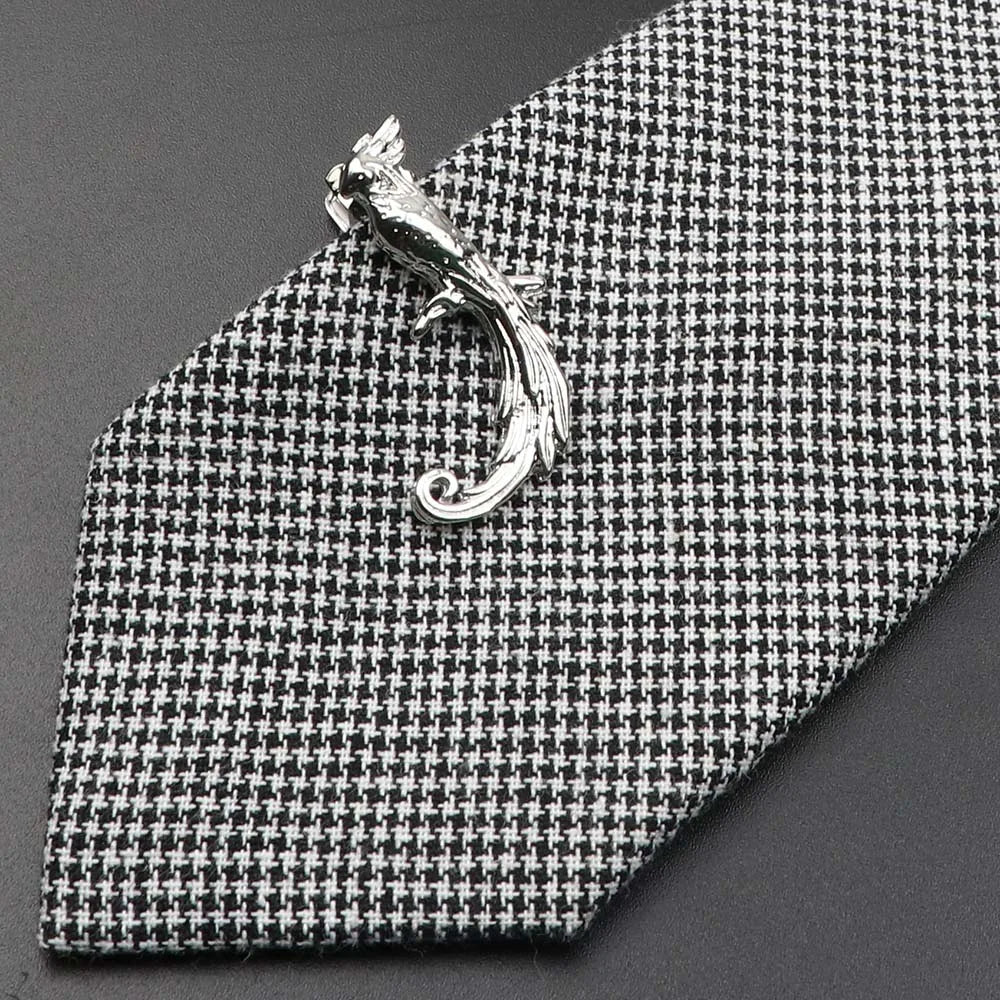 Men's Fashionable Lizard Shape Tie Pin Tie Clip - Premium tie clip from Lizard Vigilante - Just $14.99! Shop now at Lizard Vigilante