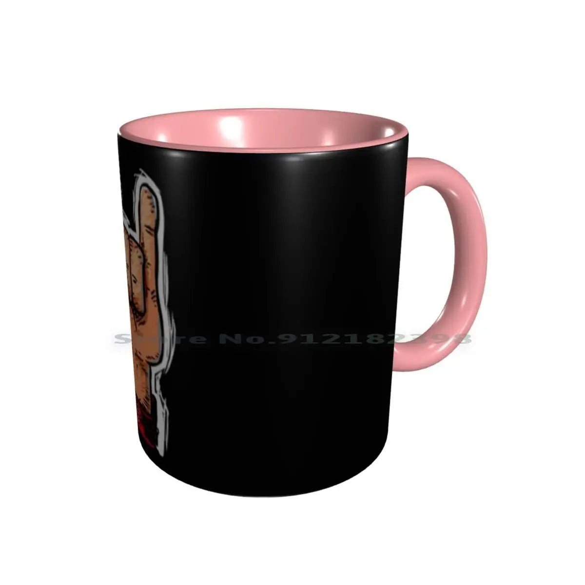 Heavy Metal Ceramic Mugs – Black Metal Death Metal Music Coffee, Milk, Tea Cups - Premium Ceramic Mugs from Lizard Vigilante - Just $20.88! Shop now at Lizard Vigilante