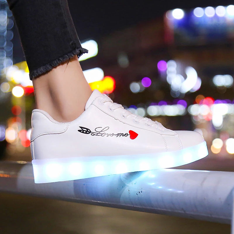 LED Light-Up Shoes | Fashionable and Fun Footwear - Premium footwear from Lizard Vigilante - Just $39.99! Shop now at Lizard Vigilante