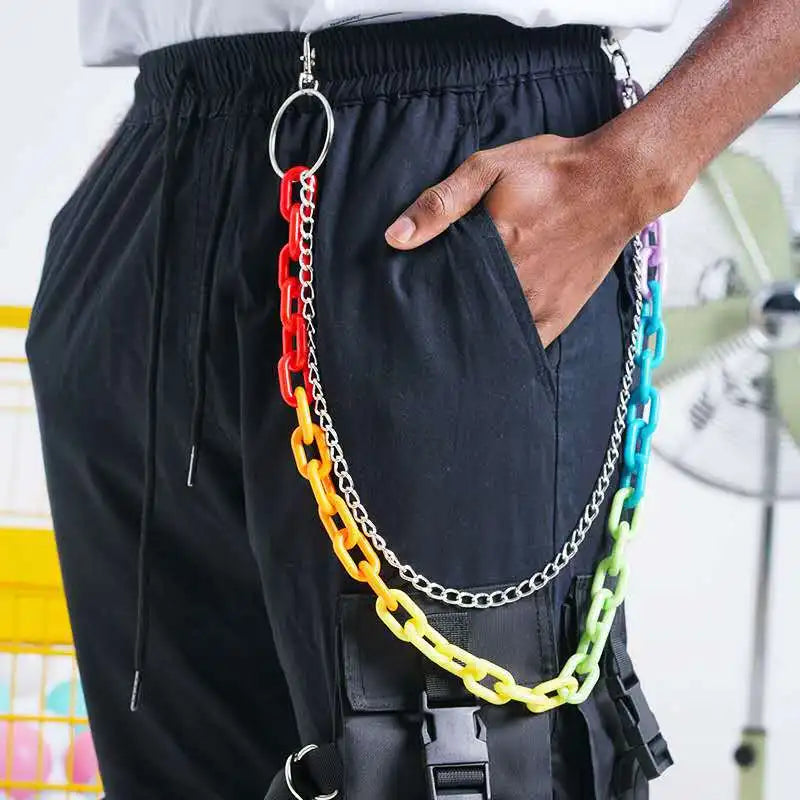 Punk Trousers Chain Keychain - Multi-Layer Belt Waist Hook Jewelry - Premium  from Lizard Vigilante - Just $15.99! Shop now at Lizard Vigilante