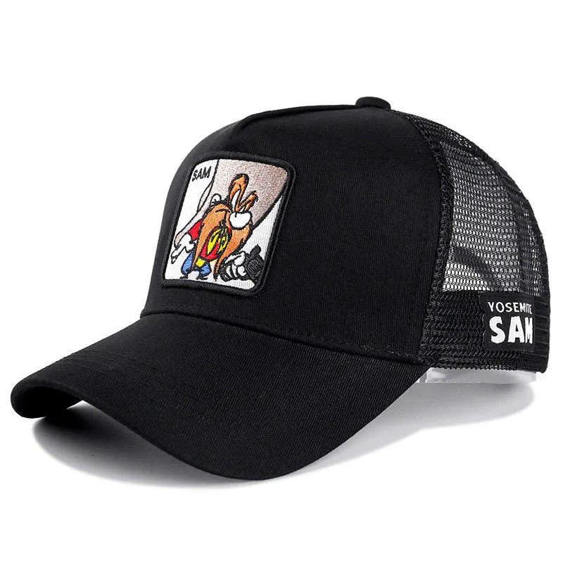 Fire Sale Unisex Anime Cartoon Cap High Quality Patch Draw Baseball Cap Men Trucker Hat - Lizard Vigilante