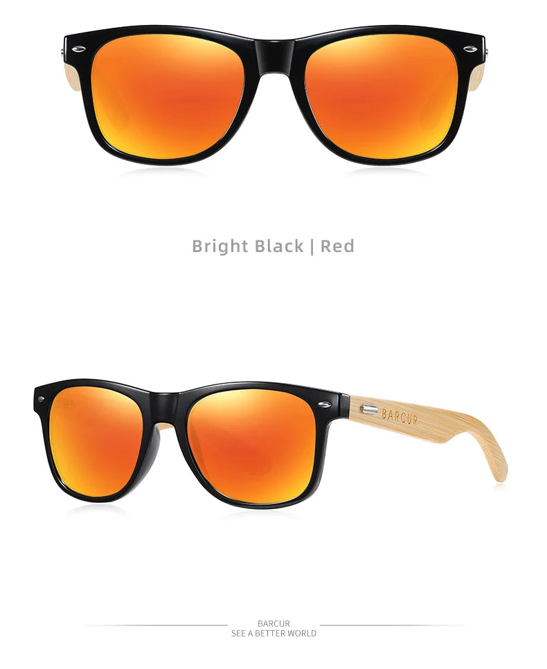 BARCUR “DETONATOR 4175” Bamboo-Wrapped Polarized Eyewear – UV400 Titanium Frame for Riders, Outlaws & Desert Gigs - Premium shades from dsers - Just $42.22! Shop now at Lizard Vigilante