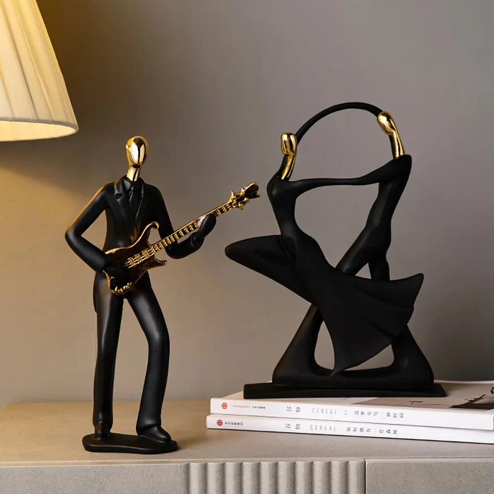 Abstract Sculpture Human Figurines Modern Home Decoration Resin Character Statue Living Room Office Bookshelf Decor Accessories