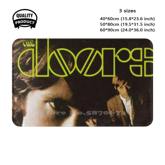 Soft Cushion Home Carpet Door Mat – Jim Morrison, Ray Manzarek, Robby Krieger, John Densmore & The Doors Inspired Rug - Premium door mat from Lizard Vigilante - Just $21.99! Shop now at Lizard Vigilante