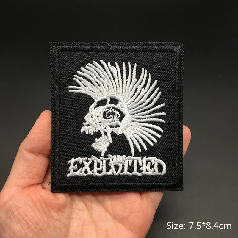 Rock Your World: Embroidered Band & Punk Patches - Premium patches from Lizard Vigilante - Just $1.99! Shop now at Lizard Vigilante