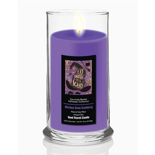 TD Courtside Market Custom Scented Candle Fright Night II Status Glass for Spa or Valentine's Day Handmade Wax Product