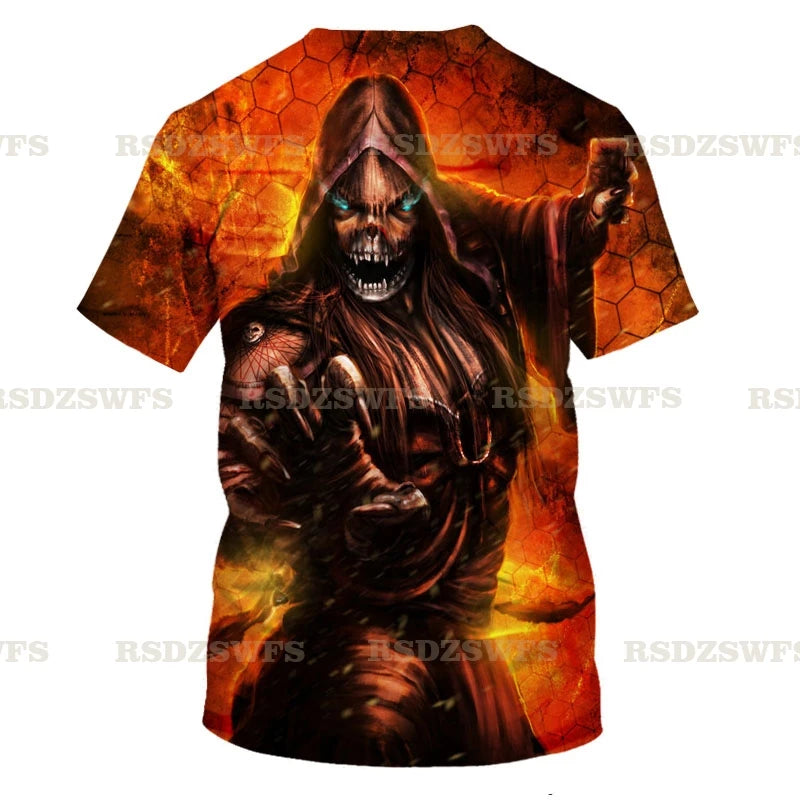 Skull Chug Society – 3D Beer-Drinking T-Shirt for Rockers, Rebels & Weekend Warriors - Premium tee from dsers - Just $54.99! Shop now at Lizard Vigilante