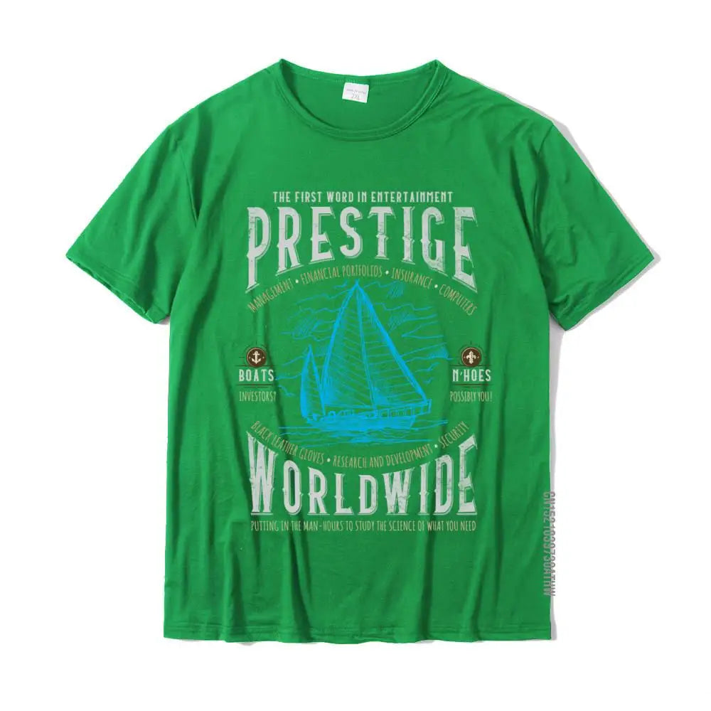 Prestige Worldwide Step Brothers Boats Graphic Long Sleeve T-Shirt – Classic Crew Neck, Hip-Hop & Punk Inspired Cotton Top for Adults - Premium tee from Lizard Vigilante - Just $23.88! Shop now at Lizard Vigilante